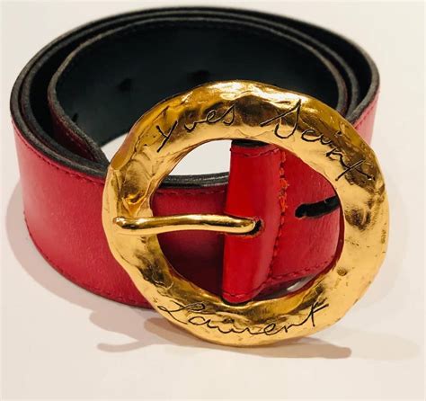 ysl logo belt|ysl belt vintage.